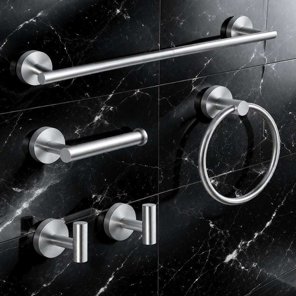 Ensemble de salle de bain NOVA Nickel brossé