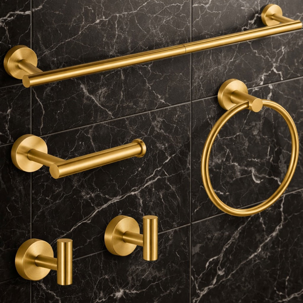 Ensemble de salle de bain NOVA Or brossé