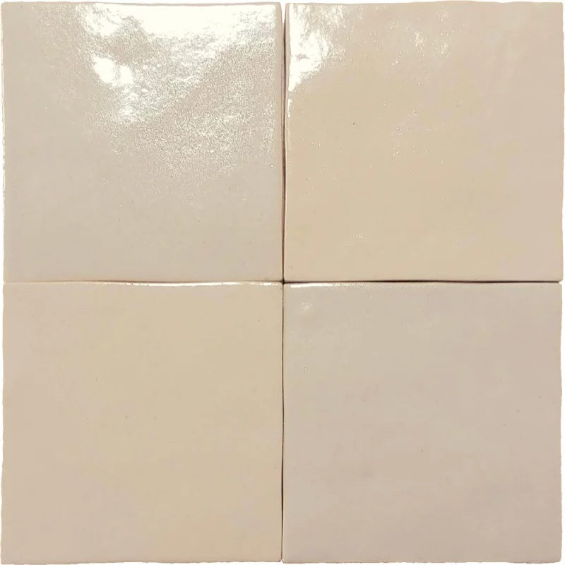 Carrelage Effet Zellige Manara Clay Tantan Beige 10x10 cm de Nanda Tiles