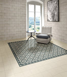 Carrelage Effet carreaux ciment Centro Florentine Blu 20x20 cm de Mainzu20x20 cm Boite de 1 m² / Angle Florentine Blu