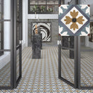Carrelage Effet Carreau de Ciment Floriane Carole 15x15 cm15x15 cm Boite de 0.59 m²