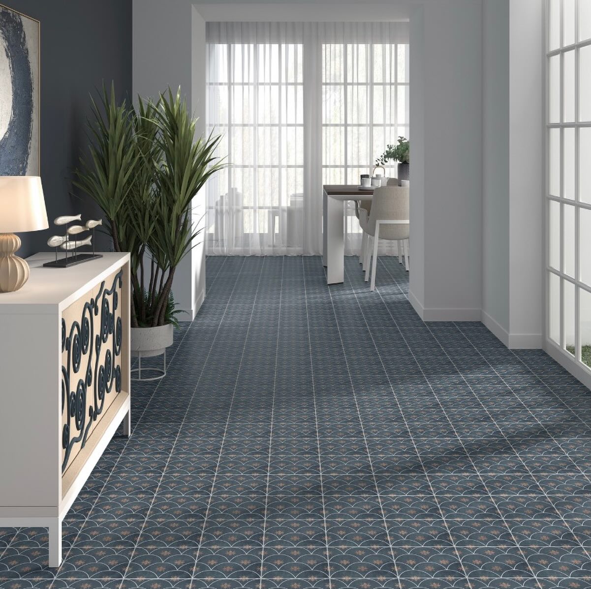 Carrelage Effet Carreau de ciment Glamour 20x20 cm de Mainzu