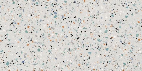 Carrelage Effet Terrazzo Rectifie Gobi Bianco 60x120 cm de Prissmacer