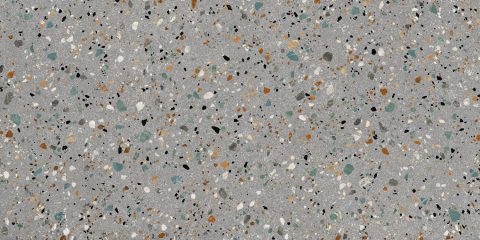 Carrelage Effet Terrazzo Rectifie Gobi Grigio 60x120 cm de Prissmacer