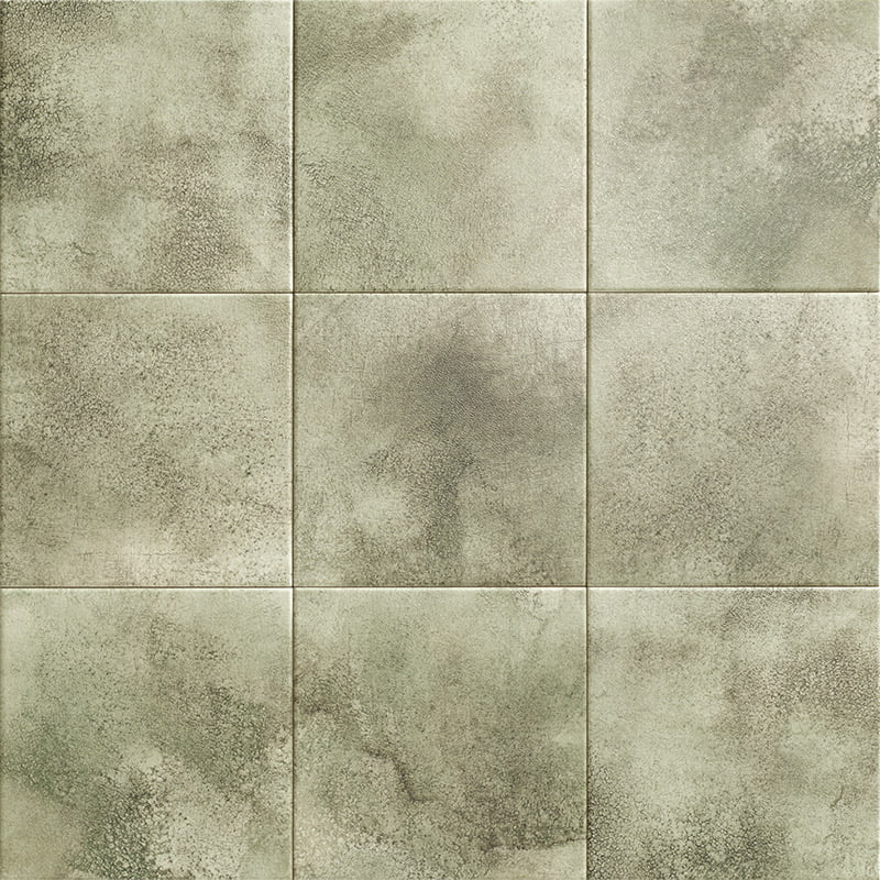 Carrelage Mural Décor Fleuri Tikida et unis 20x20 cm de Mainzu