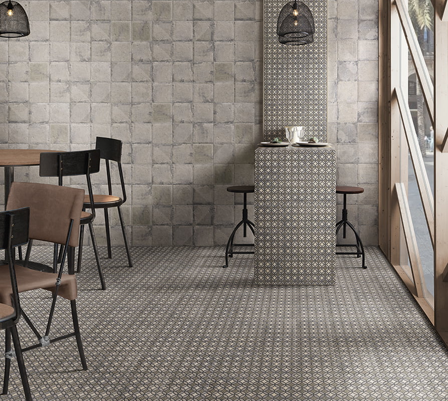 Effet Pierre Optym Norland 20x20 cm de Mainzu20x20 cm Boite de 1 m² / Norland Grey