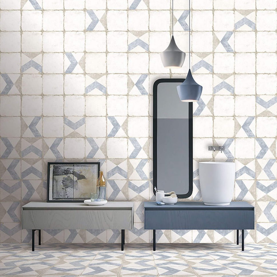 Carrelage Effet Carreau Ciment Grafton Parnel 20x20 cm de Nanda Tiles