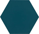 Hexagonal sol et mur Uni Boom (7 coloris)Indian Teal Boîte 0,402 m²