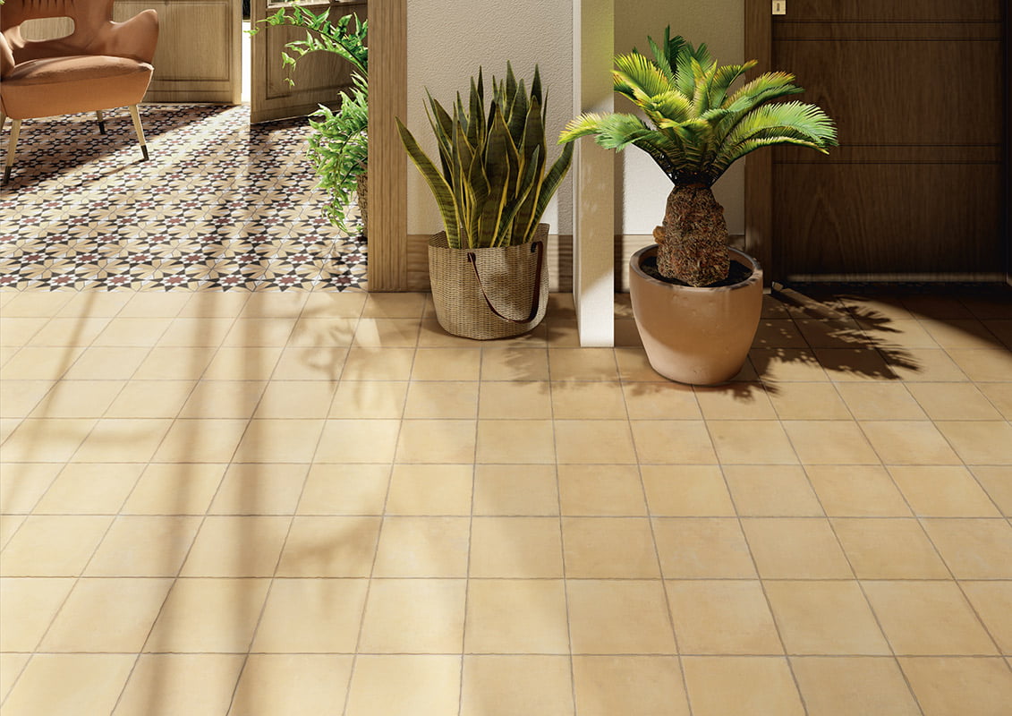 Carrelage Effet Carreau de Ciment Sevilla Honey 20x20 cm de Mainzu