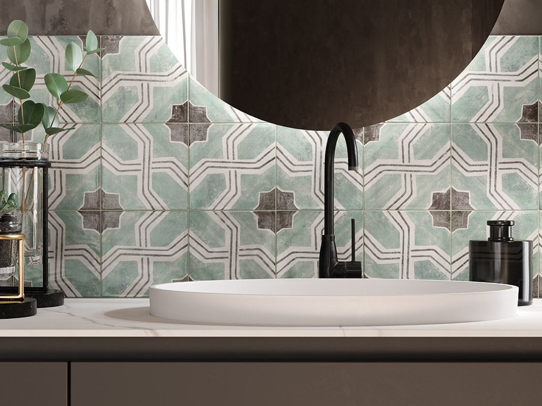 Faience Murale Effet Zellige Decor Nazari 15x15 cm de Mainzu (10 coloris)