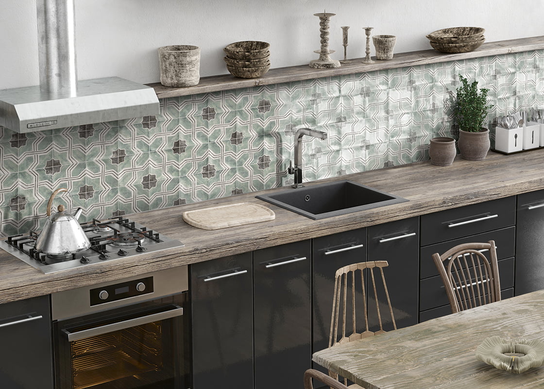 Faience Murale Effet Zellige Decor Nazari 15x15 cm de Mainzu (10 coloris)