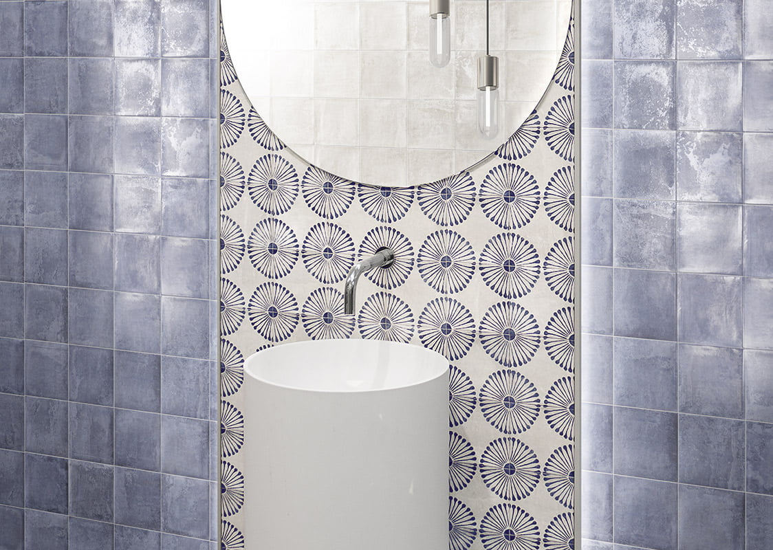 Faience Murale Effet Zellige Decor Nazari 15x15 cm de Mainzu (10 coloris)
