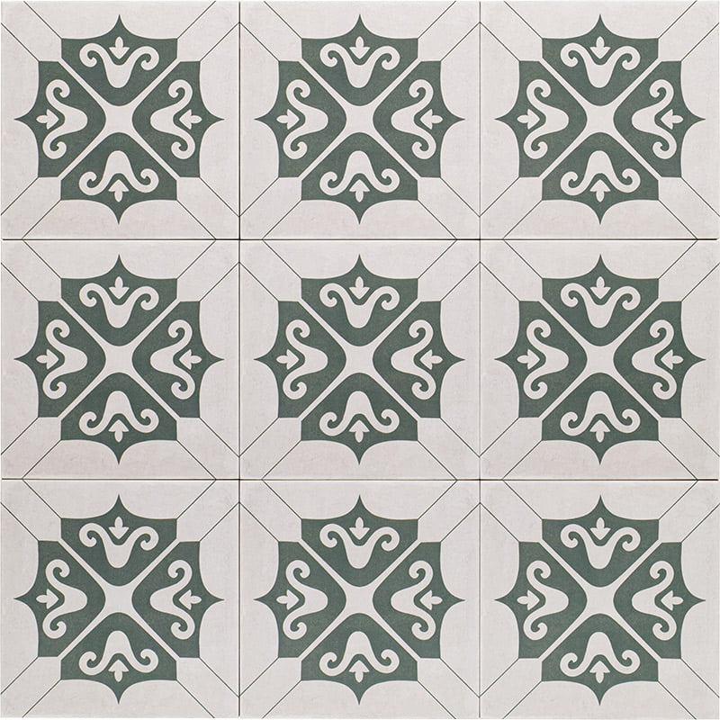 Carrelage Effet Carreau de ciment Kingdom 20x20 cm de Mainzu