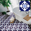 Carrelage Effet Carreau de Ciment Kompas Medi 20x20 cm de Nanda Tiles20x20 cm Boite 0.52 m² / Kompas Medi