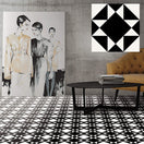 Carrelage Effet Carreau de Ciment Kompas Venet 20x20 cm de Nanda Tiles20x20 cm Boîte 0.52 m² / Kompas Venet