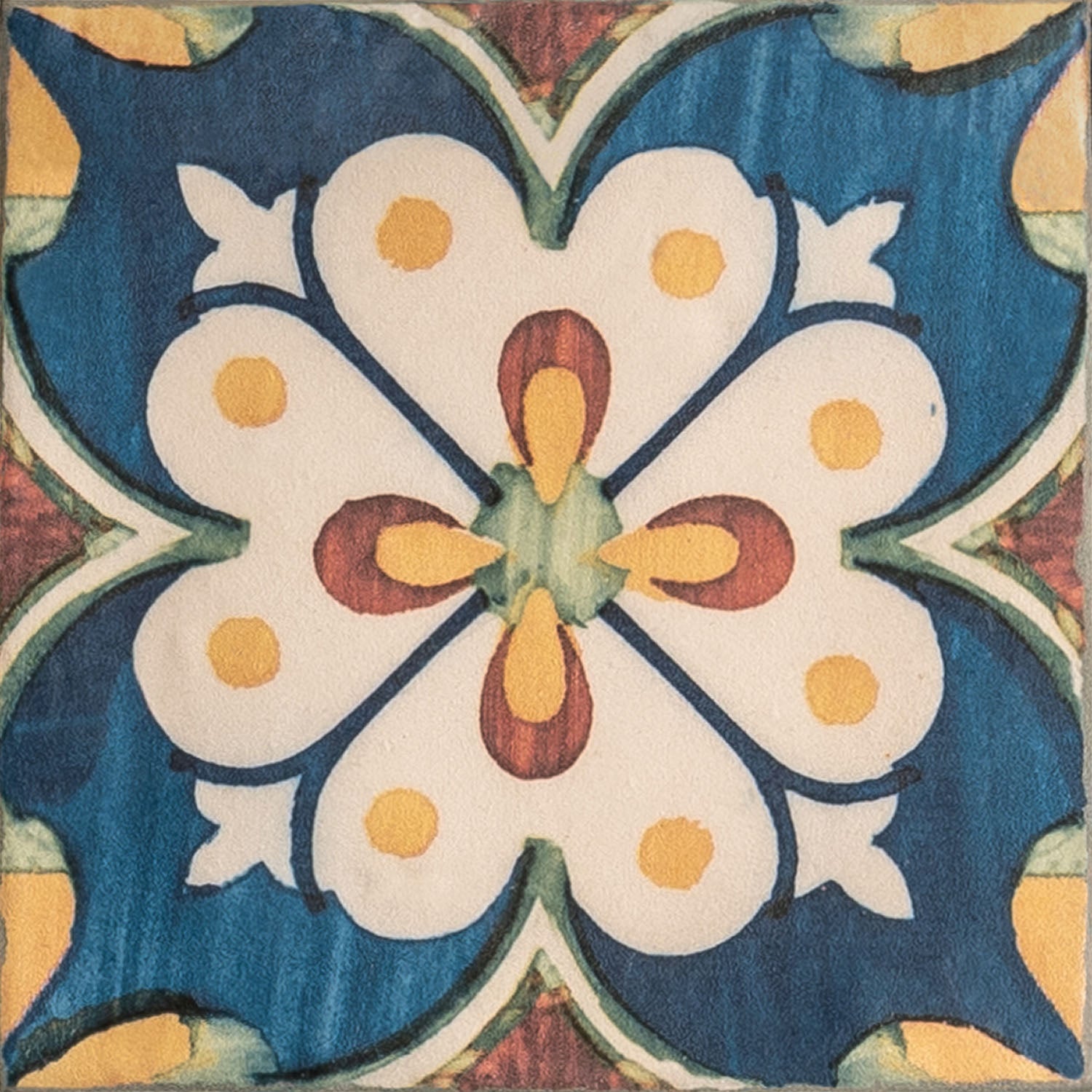 Carrelage Effet Carreau de ciment Marlow Elvissa 11,5x11,5 cm de Nanda Tiles