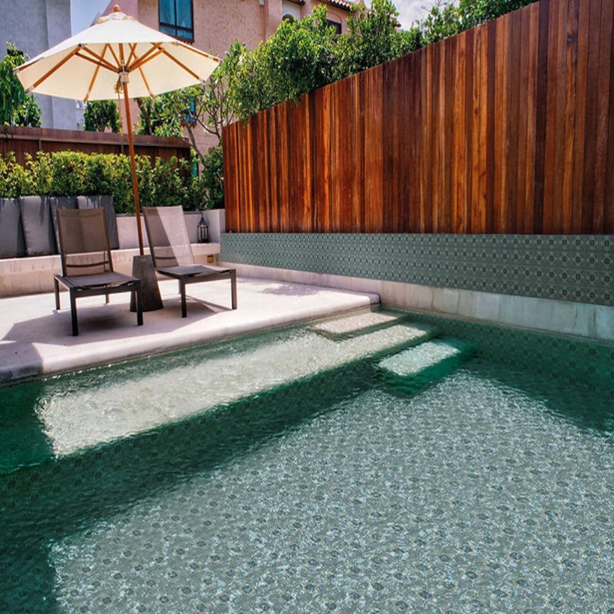 Carrelage Effet Carreau de ciment Marlow Tansy 11,5x11,5 cm de Nanda Tiles