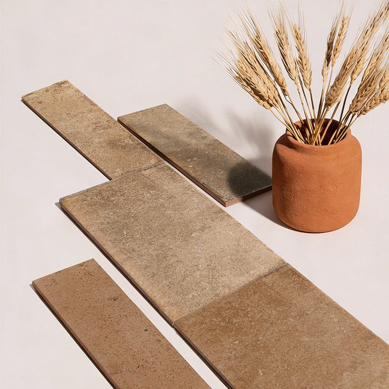 Carrelage Effet Pierre Clay Cotto 15x30 cm de Mainzu