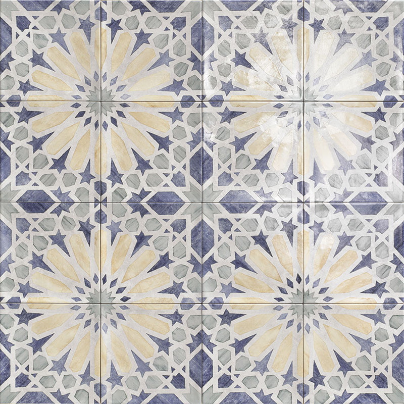 Echantillon carrelage Decor Nazari 15x15 cm