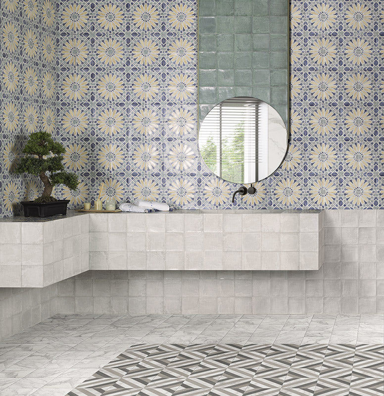 Faience Murale Nazari 15x15 cm de Mainzu (8 coloris)