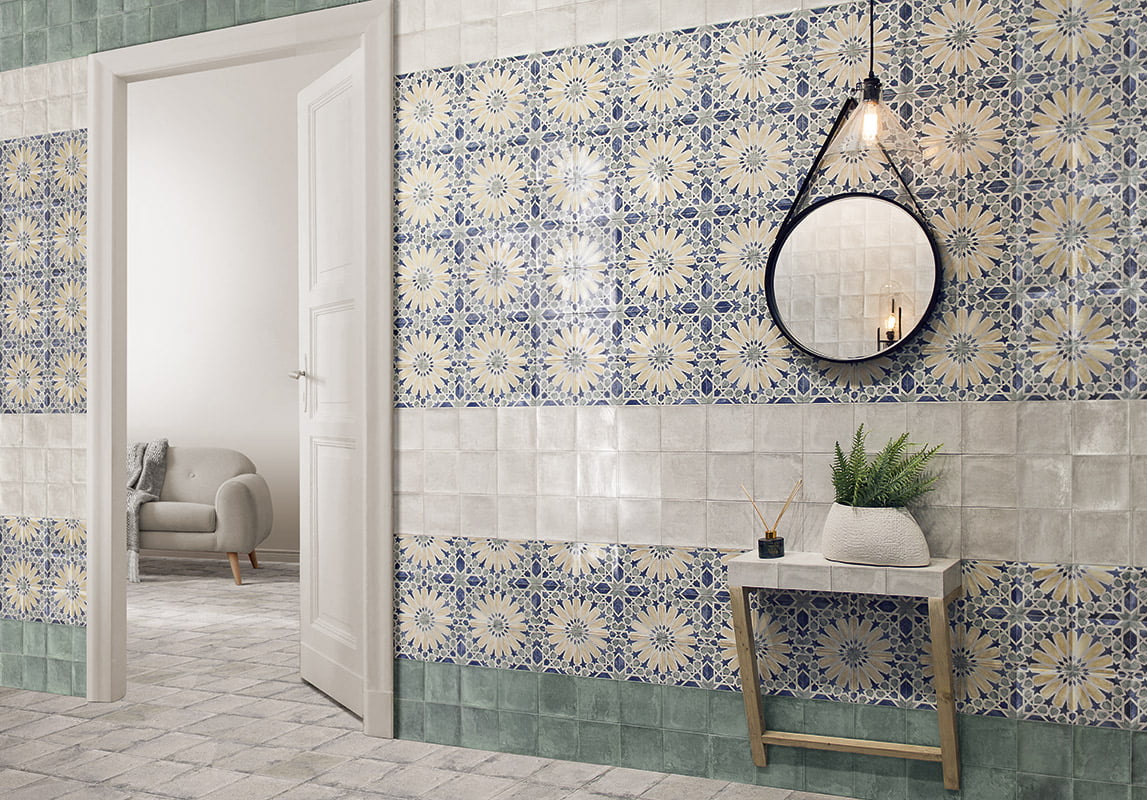 Faience Murale Effet Zellige Decor Nazari 15x15 cm de Mainzu (10 coloris)