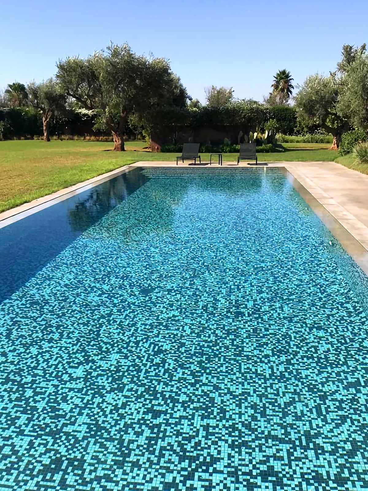 Mosaique Emaux de verre Cocktail Manhattan 2,5x2,5 cm de Ezarri