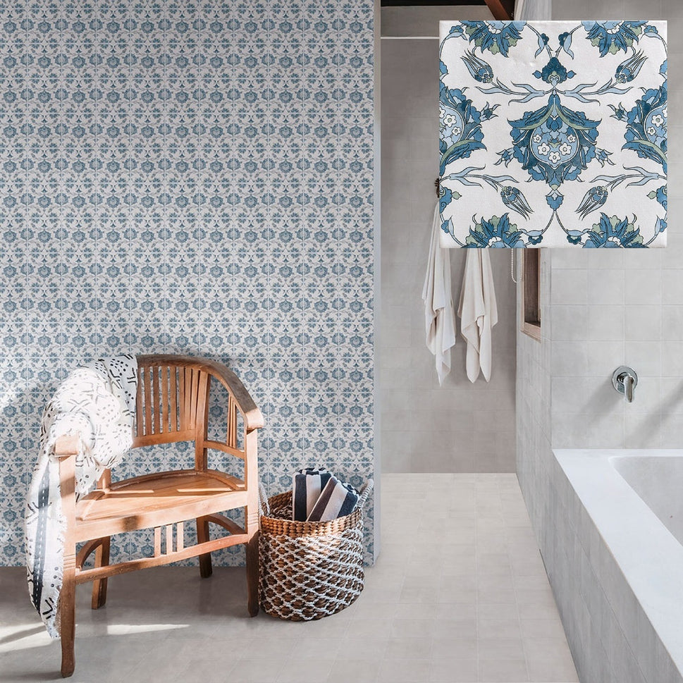 Carrelage Effet Carreau de ciment Marlow Rialta 11,5x11,5 cm de Nanda Tiles