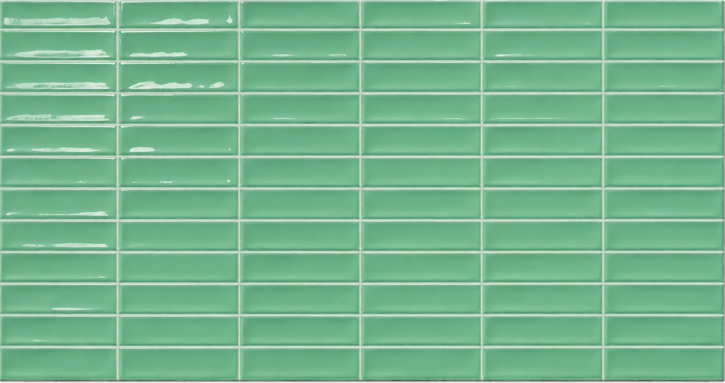Carrelage Effet Zellige Monet Green 31,6x60 cm de Ecoceramic