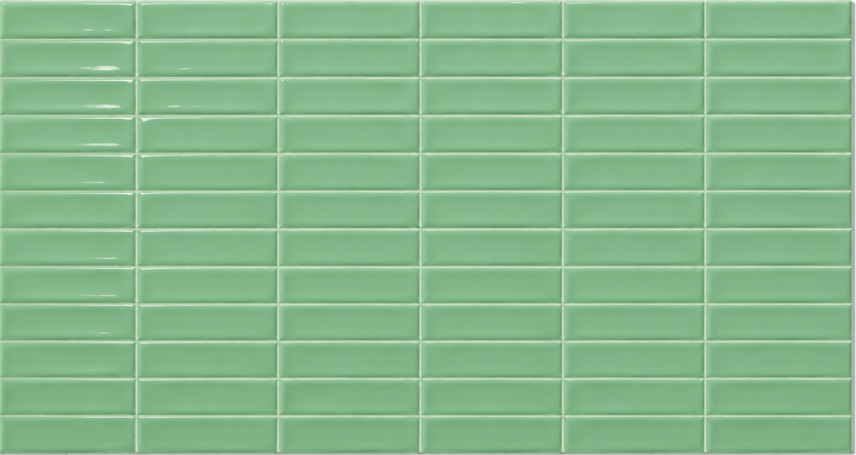 Carrelage Effet Zellige Monet Green 31,6x60 cm de Ecoceramic