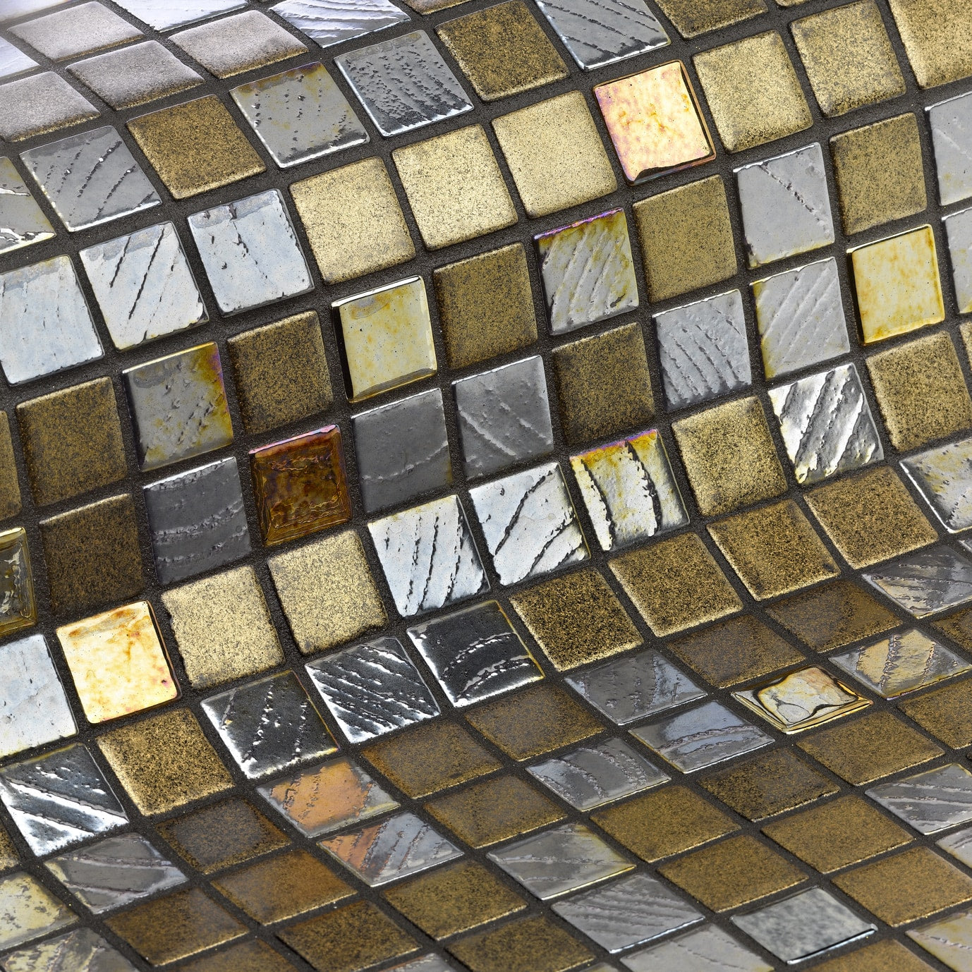 Mosaique Emaux de verre Cocktail Kir Royal 2,5x2,5 cm