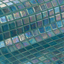 Mosaique Emaux de verre  Iridescent Jade 2,5x2,5 cmCarton de 2m²