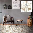 Carrelage Hexagonal Effet Carreau Ciment Bohemia Lola 21x25 cm de Nanda Tiles21x25 cm Boîte 0.52 m²