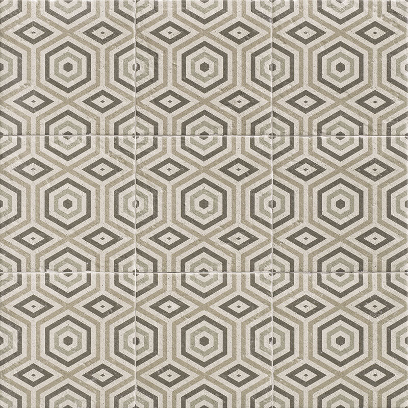 Echantillon carrelage Optym Norland 20x20 cm (6 decors et 4 unis)Oslo