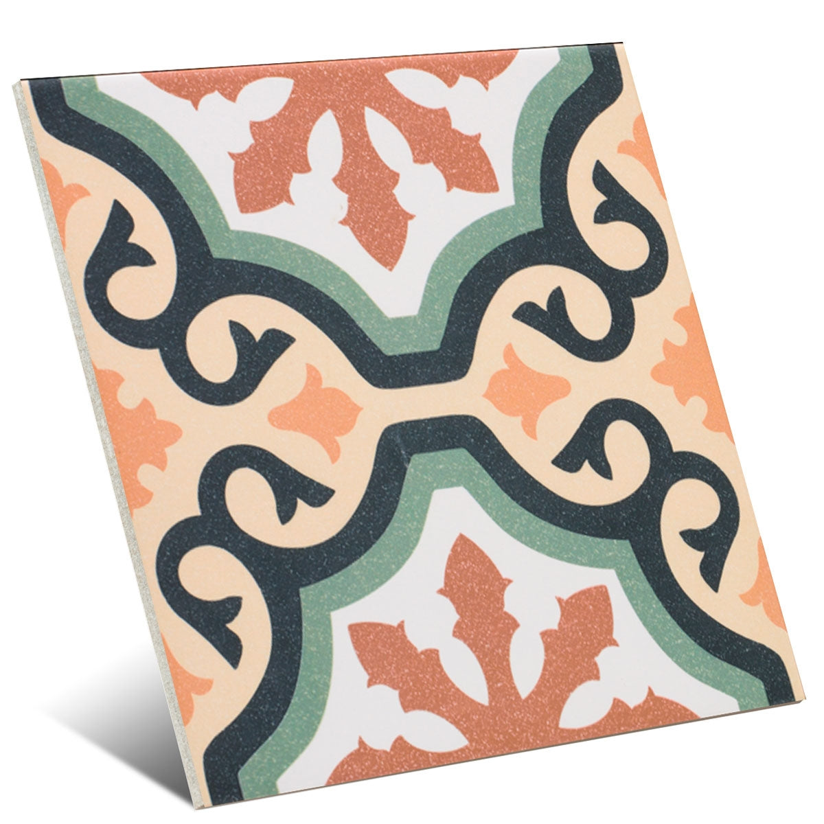 Carrelage Effet carreau de ciment Normandy St Michael 20x20 cm de Mainzu