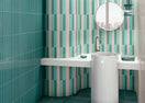 Carrelage Effet Zellige Sydney 5x30 cm de Mainzu5x30 cm Boite de 0.51 m² / Aqua
