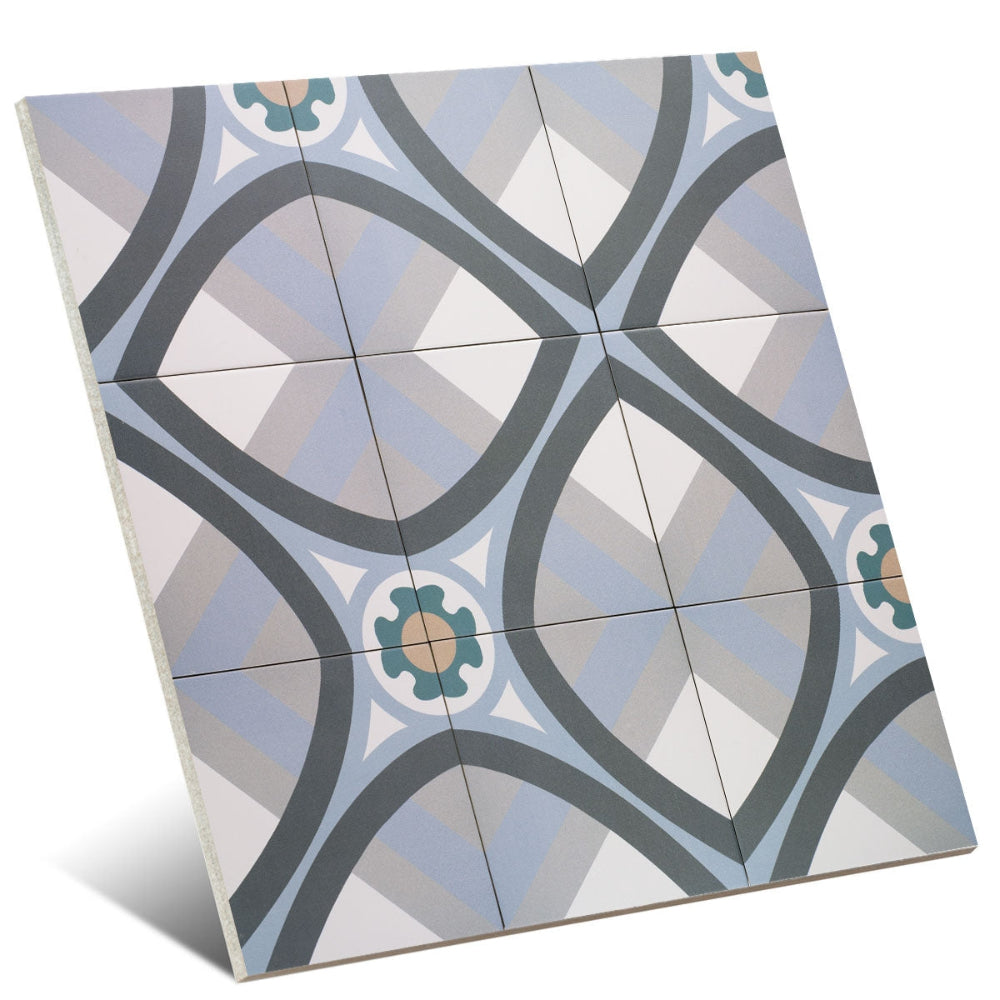 Carrelage Effet carreau de ciment Normandy Yport 20x20 cm de Mainzu