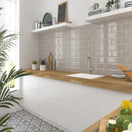 Carrelage Mural Metro Bissel Pearl Brillant 10x20 cm de Mainzu10x20 cm Boite 1 m²