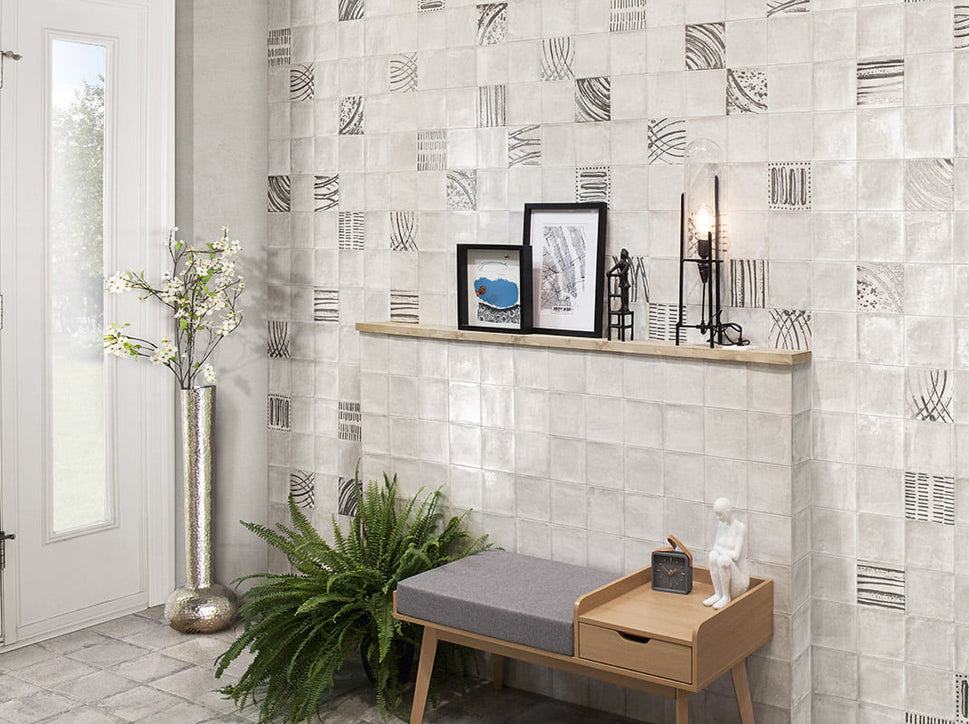 Faience Murale Effet Zellige Decor Nazari 15x15 cm de Mainzu (10 coloris)15x15 cm Boite de 1 m² / Fortuna