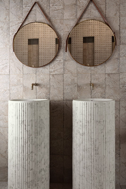 Carrelage Effet Zellige Wynn Marble 15x30 cm de Mainzu