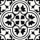Changer Carrelage Effet Carreau De Ciment Pre Dover Black 45x45 cm de Prissmacer 2 image