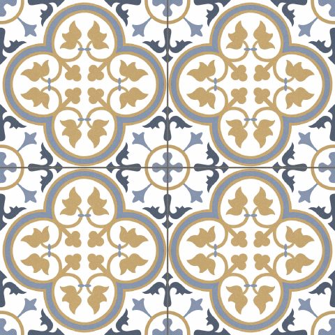 Carrelage Effet Carreau De Ciment Pre Hampton Beige 45x45 cm de Prissmacer