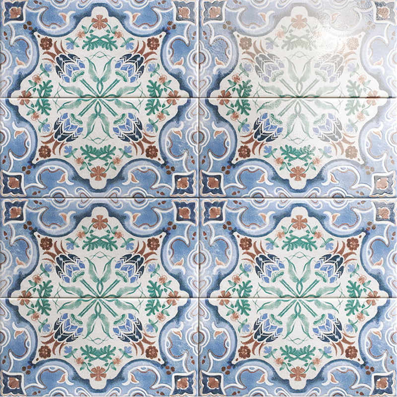 Carrelage Effet Zellige Riviera Antibes 15x30 cm de Mainzu
