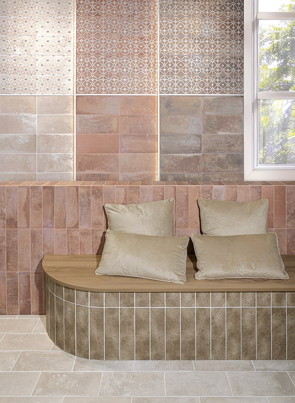 Echantillon carrelage Argile 15x30 cm