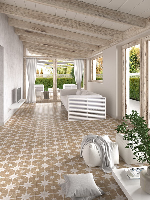 Effet Pierre Compass 20x20 cm de Mainzu