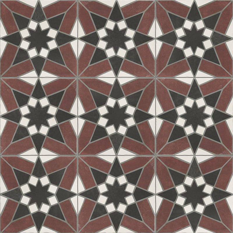 Carrelage Effet Carreau de Ciment Sevilla Grenade 20x20 cm de Mainzu
