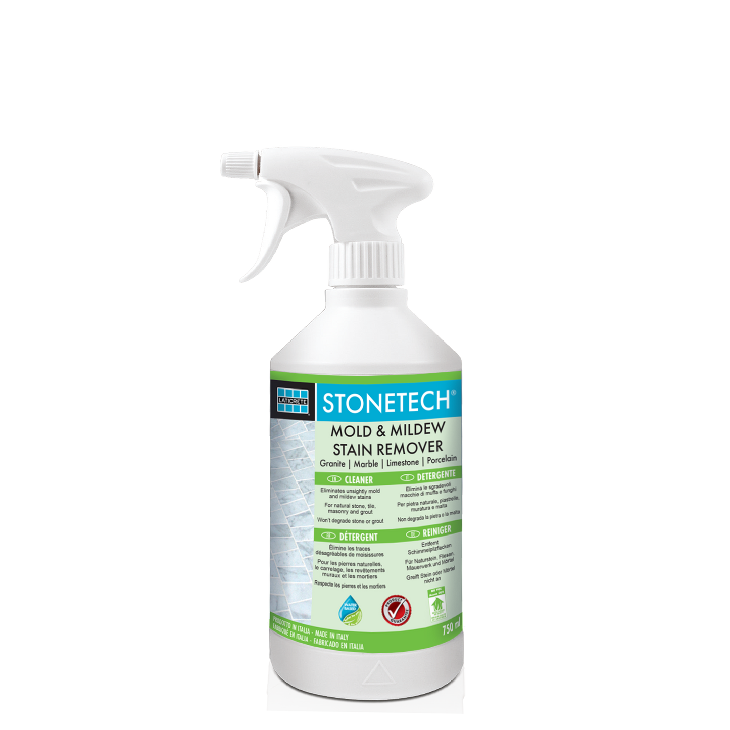 Nettoyant pour les taches de moisissure et de Mildew Stonetech Mold et Mildew Stain Remover de Laticrete