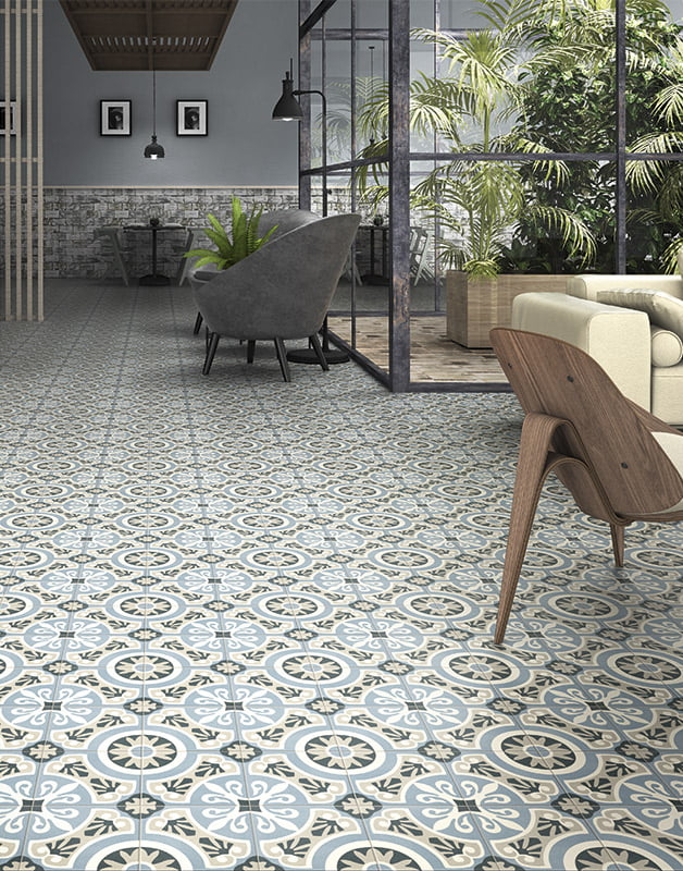 Carrelage Effet carreau de ciment Centro Viena 20x20 cm de Mainzu