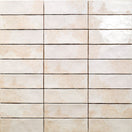 Carrelage Effet Zellige Korfu White 6,5x20 cm de Mainzu6.5x20 cm Boite de 0.50 m²