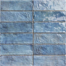 Echantillon Carrelage effet Zellige Positano 6,5x20 cmPositano Zafiro