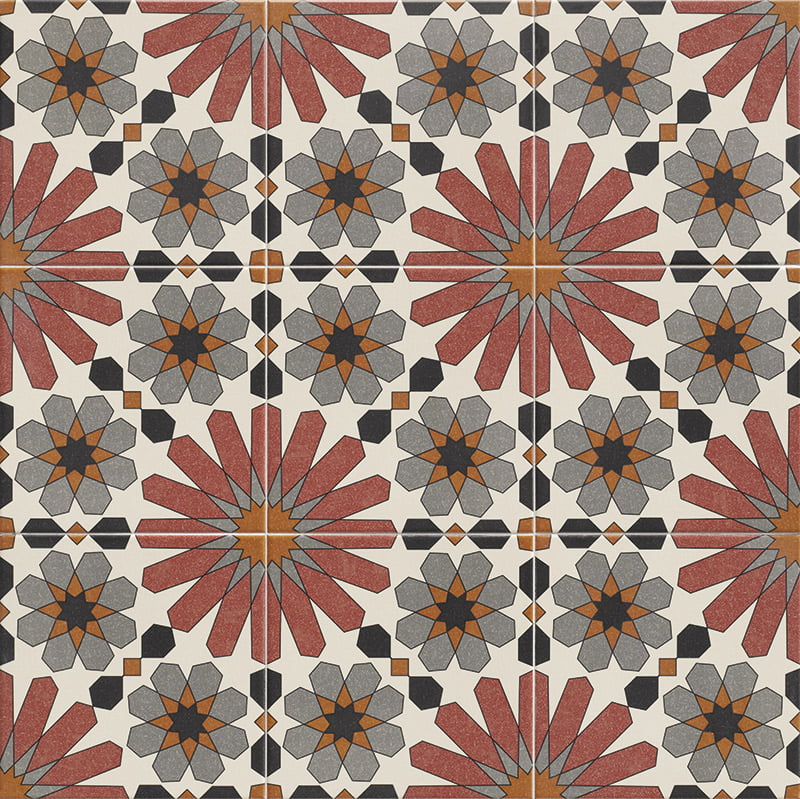 Carrelage Effet carreaux de ciment Medina 20x20 cm de Mainzu